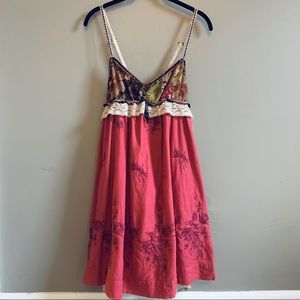 Vintage Free People Dress with silk bust